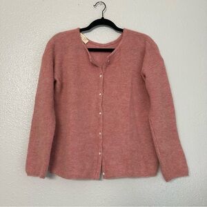 SEZANE Gaspard Cardigan (Rosewood)